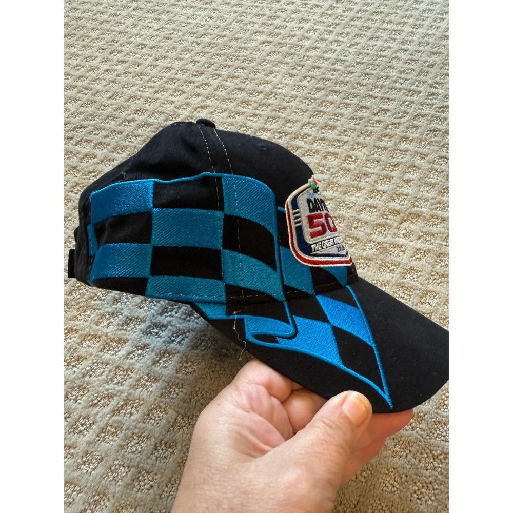 Nascar Daytona 500 flag baseball‎ hat adjustable